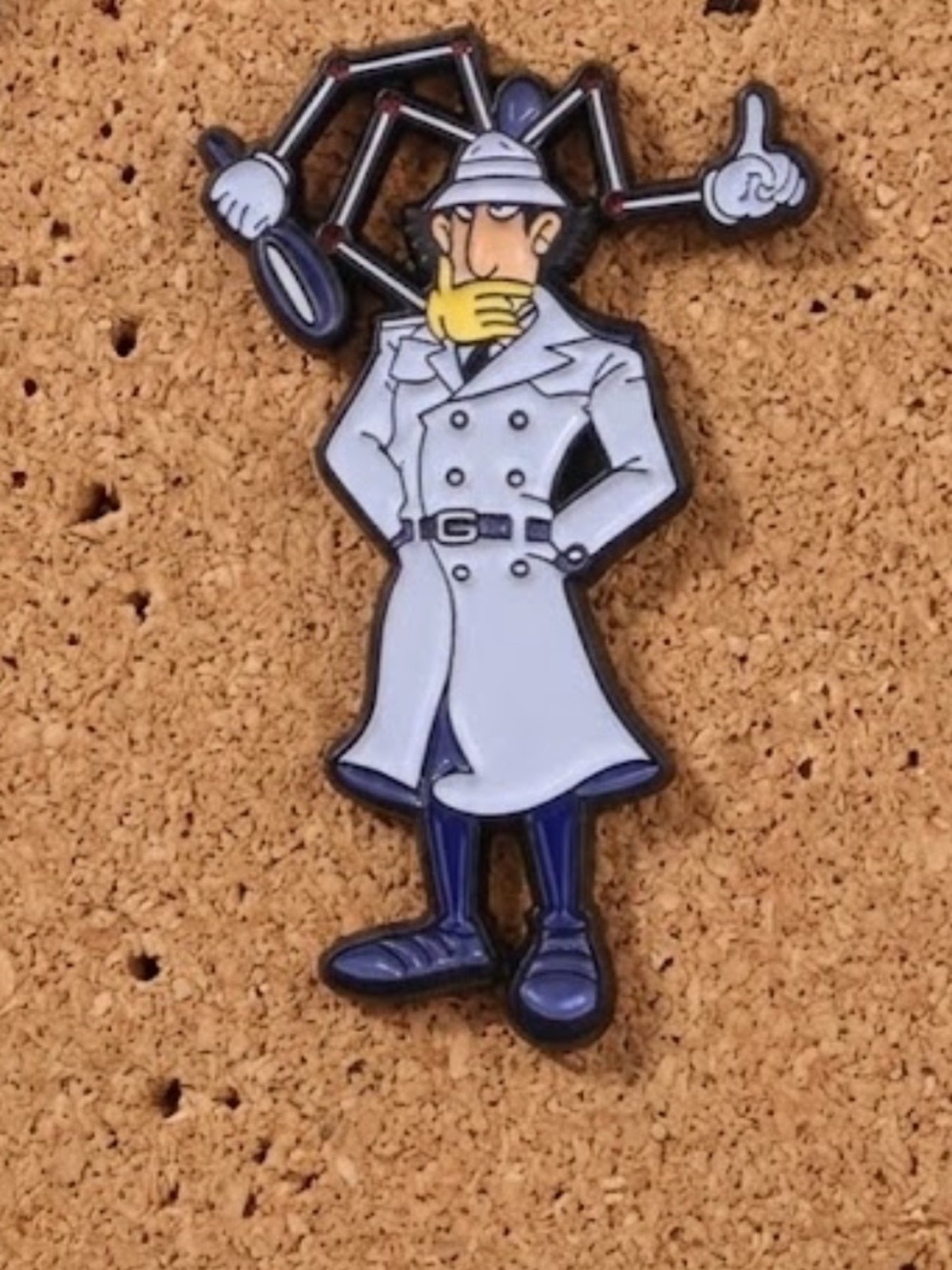 🔥3/$12 - Enamel Pin - Inspector Gadget